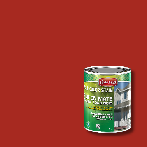Owatrol Solid Color Stain - RAL 3000 Feuerrot