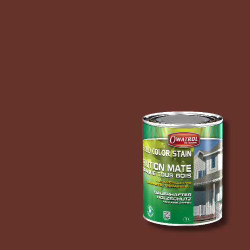 Owatrol Solid Color Stain - RAL 8012 Rotbraun