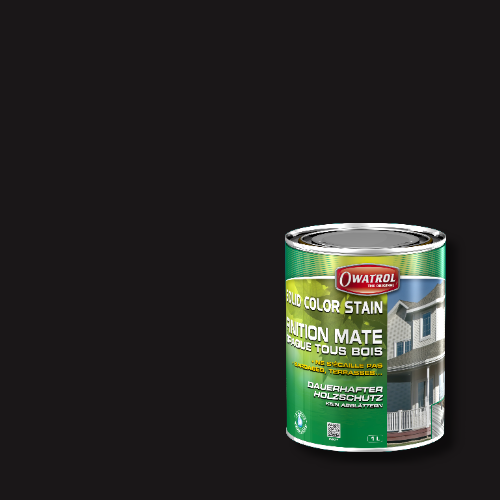 Owatrol Solid Color Stain - RAL 8022 Schwarzbraun