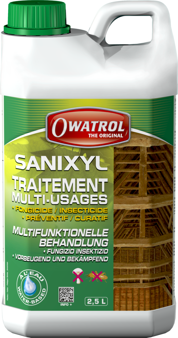 Owatrol Sanixyl - gegen holzzerstörende Insekten und Bläue
