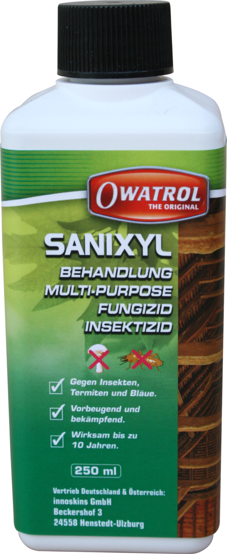 Owatrol Sanixyl - gegen holzzerstörende Insekten und Bläue