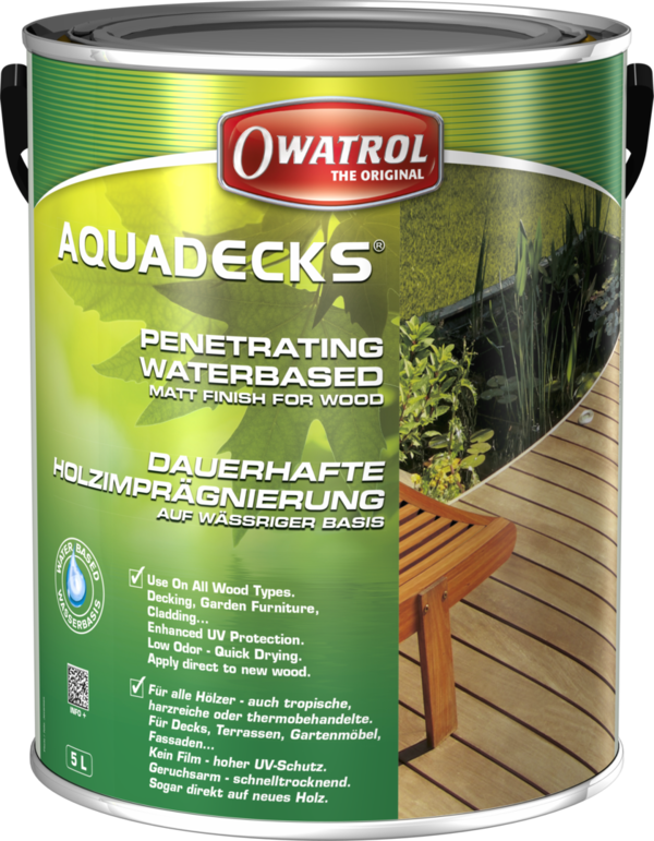 Owatrol Aquadecks - Farbton Altkiefer