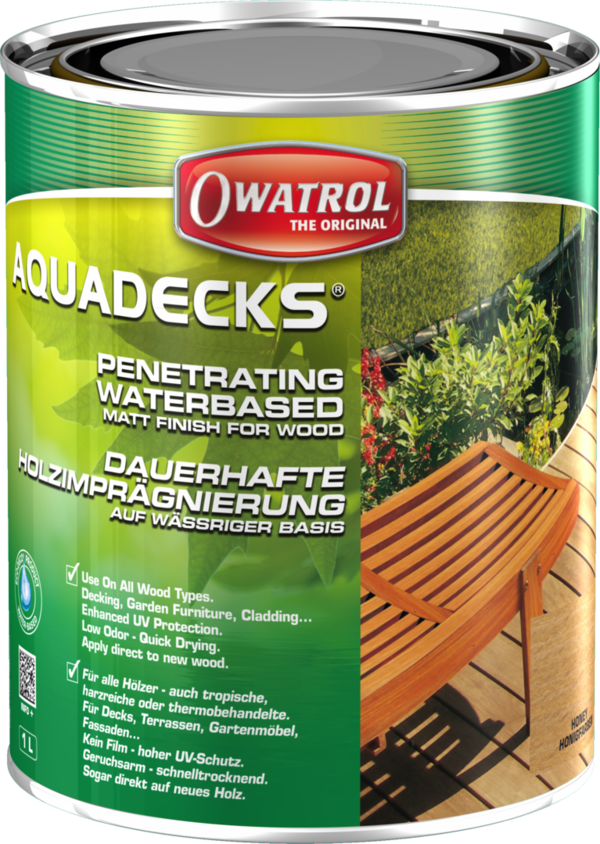 Owatrol Aquadecks - Farbton Moosgrün